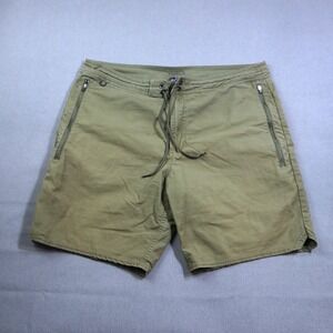 Roark Revival Boardshorts RS260 Nylon Shorts Green Outdoor Travel Hiking Mens 36